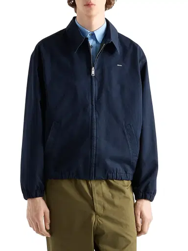 Prada Men's Cotton Jacket | Thumbnail 2 Prada Men's Cotton Jacket | Thumbnail 2