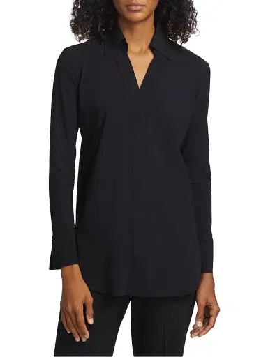 Chiara Boni La Petite Robe Women's Atena Long-Sleeve Blouse | Thumbnail 3 Chiara Boni La Petite Robe Women's Atena Long-Sleeve Blouse | Thumbnail 3
