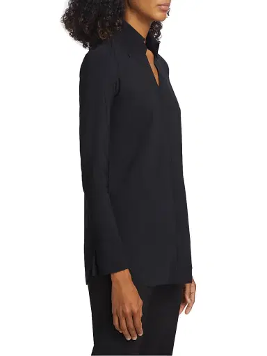 Chiara Boni La Petite Robe Women's Atena Long-Sleeve Blouse | Thumbnail 4 Chiara Boni La Petite Robe Women's Atena Long-Sleeve Blouse | Thumbnail 4