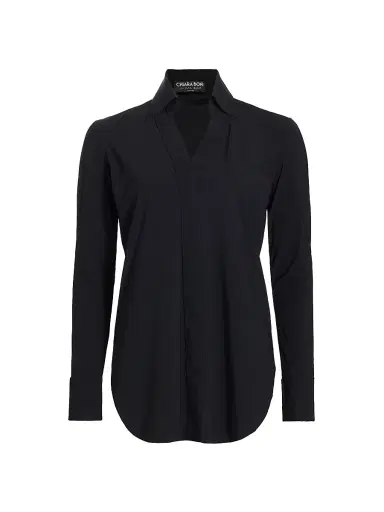 Chiara Boni La Petite Robe Women's Atena Long-Sleeve Blouse | Thumbnail 1 Chiara Boni La Petite Robe Women's Atena Long-Sleeve Blouse | Thumbnail 1