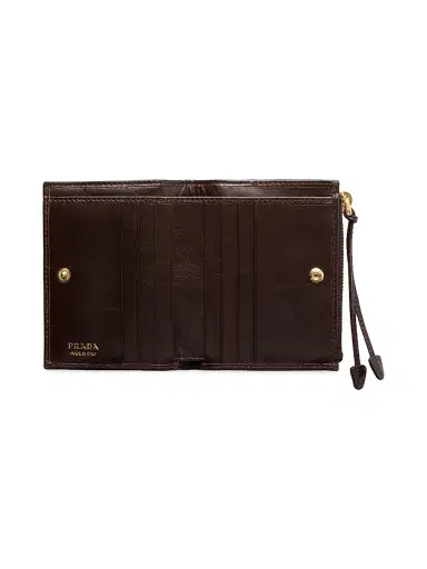 Prada Women's Leather Wallet - Brown | Thumbnail 2 Prada Women's Leather Wallet - Brown | Thumbnail 2