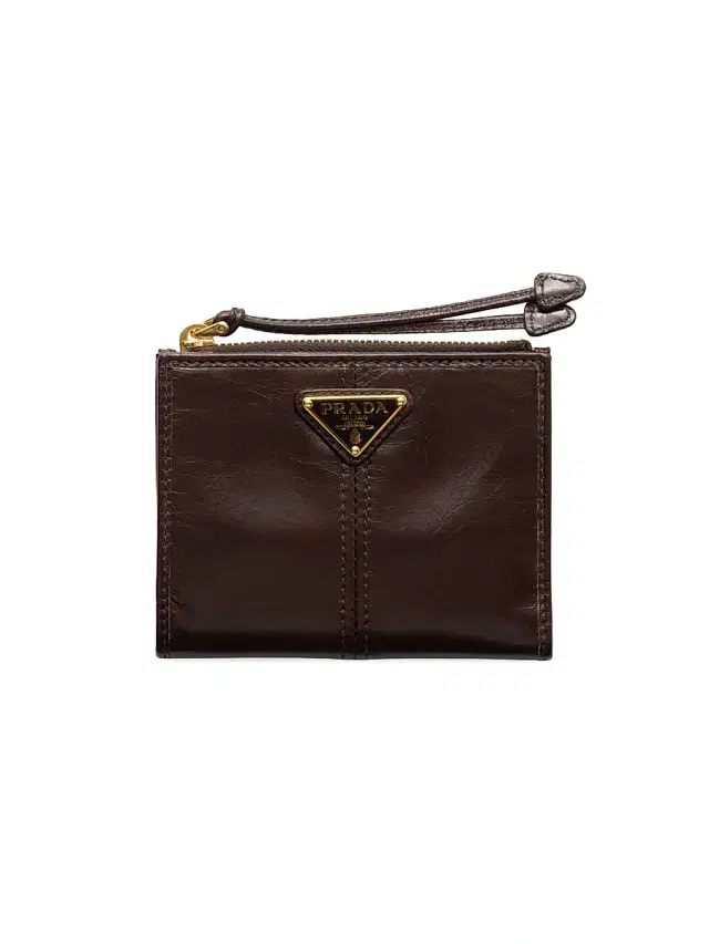 Prada Women's  Leather Wallet - Brown