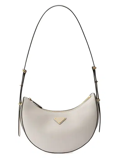 Prada Women's Arqué Small Leather Shoulder Bag | Thumbnail 1 Prada Women's Arqué Small Leather Shoulder Bag | Thumbnail 1