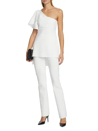 Chiara Boni La Petite Robe Women's Venusette Wide-Leg Pants | Thumbnail 2 Chiara Boni La Petite Robe Women's Venusette Wide-Leg Pants | Thumbnail 2