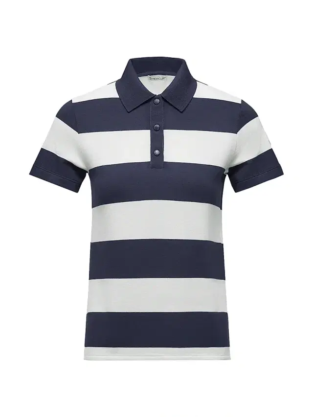 Women's Polo Shirt - White Blue