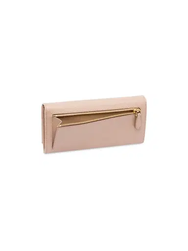 Prada Women's Large Saffiano Leather Wallet - Pink | Thumbnail 5