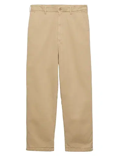 Prada Men's Cotton Pants - Beige | Thumbnail 1 Prada Men's Cotton Pants - Beige | Thumbnail 1