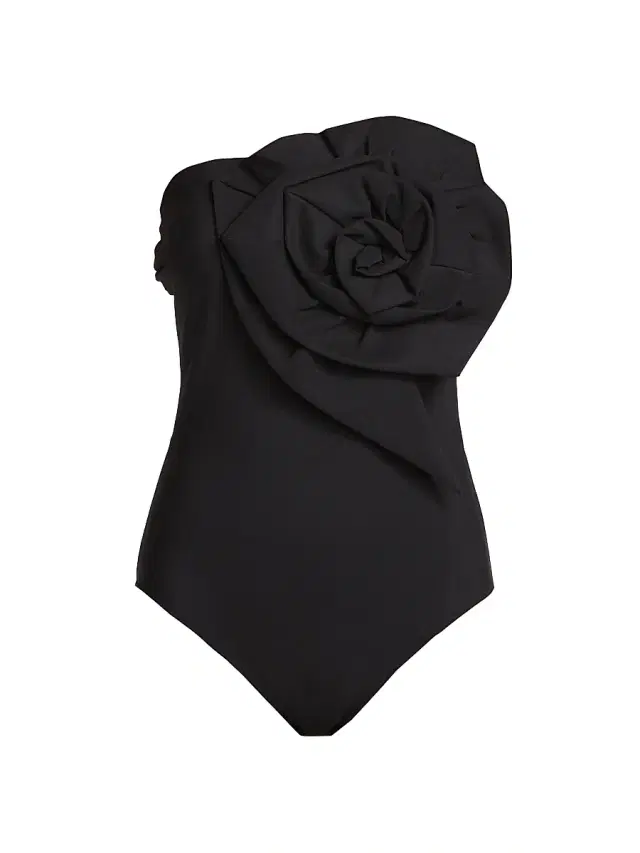 Chiara Boni La Petite Robe Women's Cotefta Strapless One-Piece Swimsuit - Black