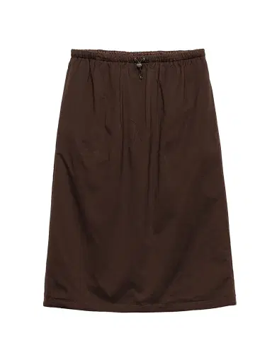 Prada Women's Reversible Cotton Jersey and Re-Nylon Skirt - Brown - Size Medium | Thumbnail 1