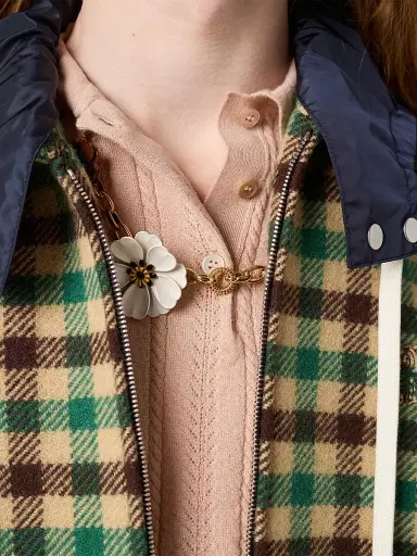 Miu Miu Women's Cashmere Polo Sweater - Pink - Size 4 | Thumbnail 6