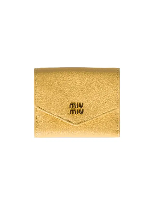 Women's  Leather Wallet - Yellow