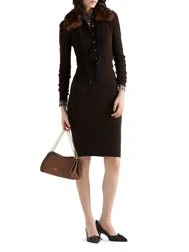 Prada Women's Cashmere Cardigan - Brown | Thumbnail 6