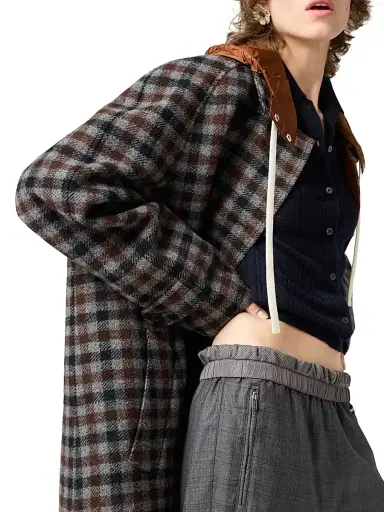 Miu Miu Women's Buttoned Cashmere Cardigan - Blue - Size 6 | Thumbnail 3 Miu Miu Women's Buttoned Cashmere Cardigan - Blue - Size 6 | Thumbnail 3