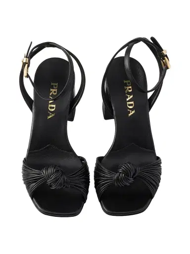 Prada Women's Leather Sandals | Thumbnail 3 Prada Women's Leather Sandals | Thumbnail 3
