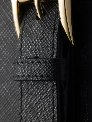 Prada Women's Saffiano Leather Case for iPhone 16 Pro Max - Black | Thumbnail 3