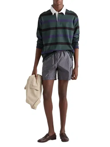 Prada Men's Re-Nylon Swim Trunks - Grey - Size 42 | Thumbnail 5