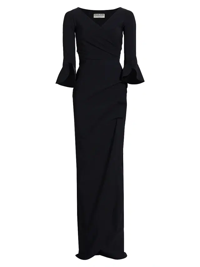 Chiara Boni La Petite Robe Women's Zalfa Ruched Gown - Black