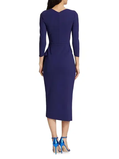Chiara Boni La Petite Robe Women's Gathered Side Midi-Dress | Thumbnail 5