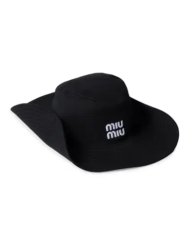 Miu Miu Women's Drill Cowboy Hat | Thumbnail 1
