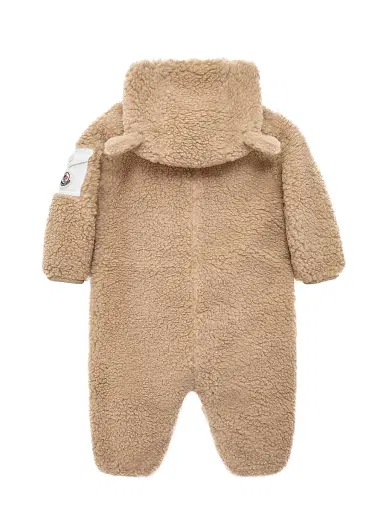 Moncler Baby Boy's & Little Boy's Baby Grow in Teddy - Beige - Size 18 Months | Thumbnail 2 Moncler Baby Boy's & Little Boy's Baby Grow in Teddy - Beige - Size 18 Months | Thumbnail 2