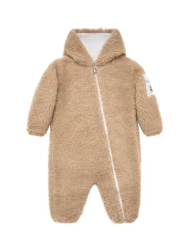 Moncler Baby Boy's & Little Boy's Baby Grow in Teddy - Beige - Size 18 Months | Thumbnail 1 Moncler Baby Boy's & Little Boy's Baby Grow in Teddy - Beige - Size 18 Months | Thumbnail 1