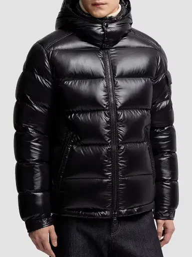 Moncler Men's Maya Puffer Jacket - Black - Size XXXXL | Thumbnail 2 Moncler Men's Maya Puffer Jacket - Black - Size XXXXL | Thumbnail 2