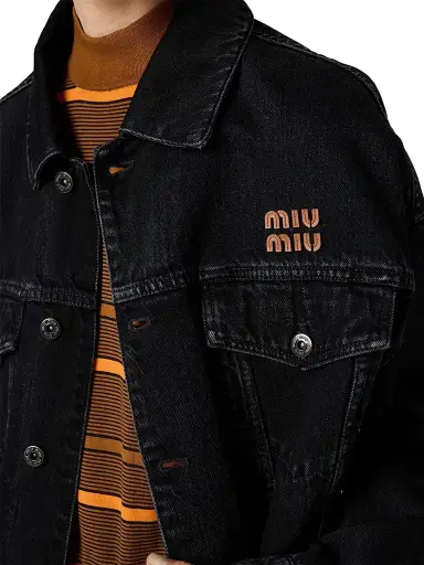 Miu Miu Women's Denim Jacket | Thumbnail 5