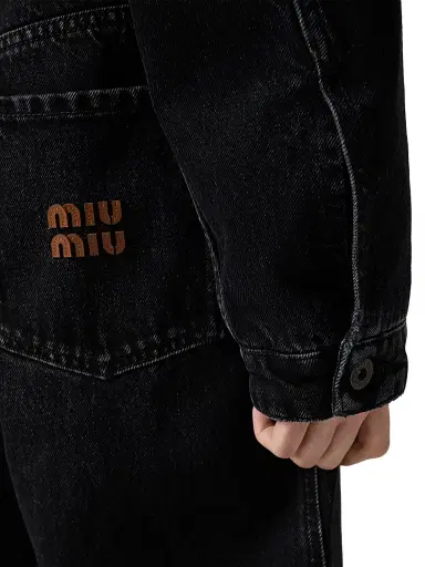 Miu Miu Women's Denim Jacket | Thumbnail 6