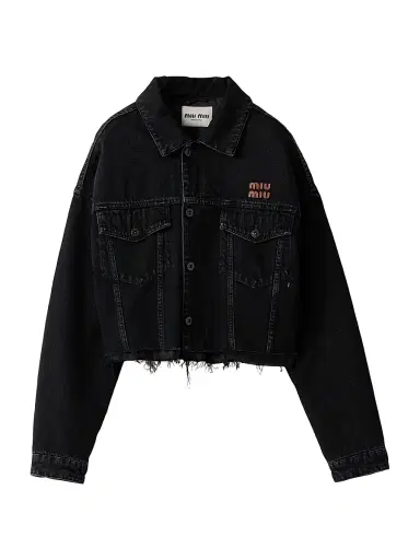 Miu Miu Women's Denim Jacket | Thumbnail 1