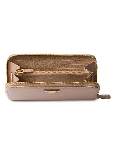 Prada Women's Large Saffiano Leather Wallet - Pink | Thumbnail 6 Prada Women's Large Saffiano Leather Wallet - Pink | Thumbnail 6