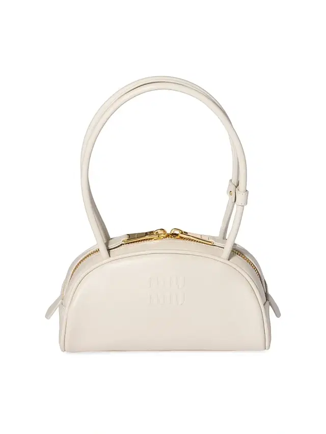 Miu Miu Women's Beau Leather Shoulder Bag - Beige