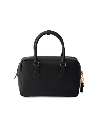 Prada Women's Small Saffiano Leather Top-Handle Bag - Black | Thumbnail 2 Prada Women's Small Saffiano Leather Top-Handle Bag - Black | Thumbnail 2