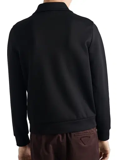 Prada Men's Technical Cotton Blouson Jacket - Black - Size XL | Thumbnail 3