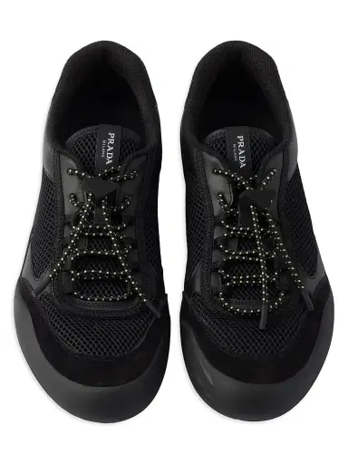 Prada Women's Speedrock Mesh Fabric Sneakers - Black - Size 10.5 | Thumbnail 3 Prada Women's Speedrock Mesh Fabric Sneakers - Black - Size 10.5 | Thumbnail 3