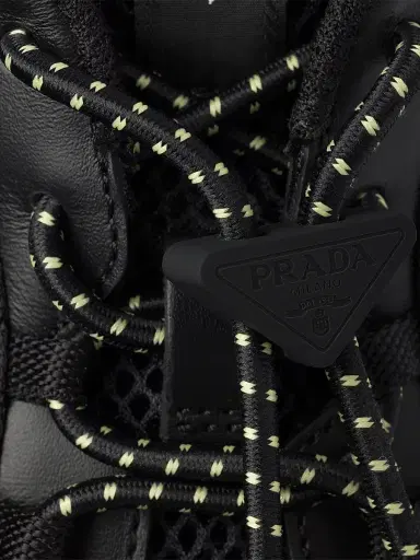 Prada Women's Speedrock Mesh Fabric Sneakers - Black - Size 10.5 | Thumbnail 5 Prada Women's Speedrock Mesh Fabric Sneakers - Black - Size 10.5 | Thumbnail 5