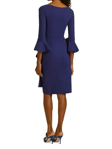 Chiara Boni La Petite Robe Women's Trina Ruffle Sheath Dress - Iris - Size 18 | Thumbnail 5 Chiara Boni La Petite Robe Women's Trina Ruffle Sheath Dress - Iris - Size 18 | Thumbnail 5
