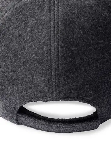Prada Women's Loden Fabric Baseball Cap - Grey - Size XL | Thumbnail 2
