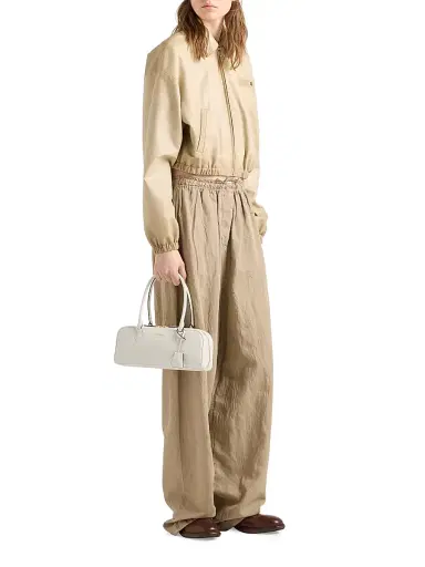 Prada Women's Leather Top-Handle Bag - White | Thumbnail 2 Prada Women's Leather Top-Handle Bag - White | Thumbnail 2
