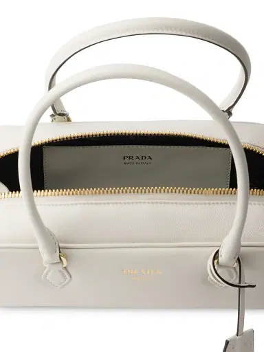 Prada Women's Leather Top-Handle Bag - White | Thumbnail 6 Prada Women's Leather Top-Handle Bag - White | Thumbnail 6