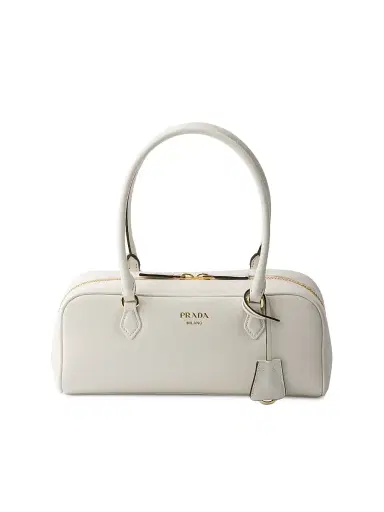 Prada Women's Leather Top-Handle Bag - White | Thumbnail 1 Prada Women's Leather Top-Handle Bag - White | Thumbnail 1