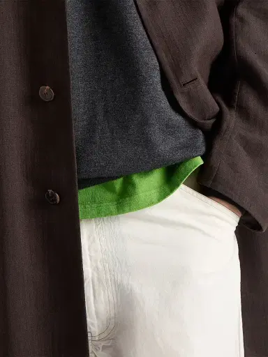 Prada Men's Cotton T-Shirt - Green - Size Medium | Thumbnail 5