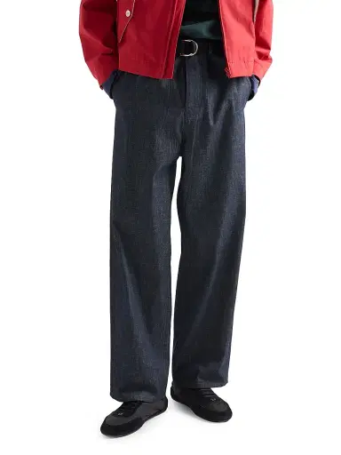 Prada Men's Regular Raw Denim Jeans - Blue - Size 34 | Thumbnail 3