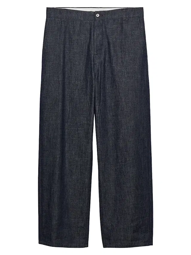 Prada Men's Regular Raw Denim Jeans - Blue