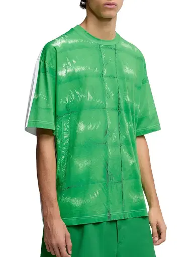Moncler Genius Men's Moncler x A$AP Rocky Crew Neck T-Shirt in Cotton - Bright Green | Thumbnail 2 Moncler Genius Men's Moncler x A$AP Rocky Crew Neck T-Shirt in Cotton - Bright Green | Thumbnail 2
