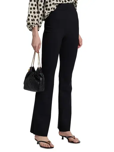 Chiara Boni La Petite Robe Women's Venusette Wide-Leg Pants | Thumbnail 4 Chiara Boni La Petite Robe Women's Venusette Wide-Leg Pants | Thumbnail 4
