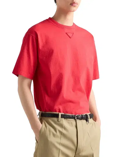 Prada Men's Cotton T-Shirt | Thumbnail 2
