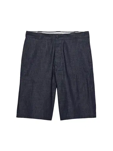 Prada Men's Raw Denim Bermuda Shorts - Blue - Size 34 | Thumbnail 1