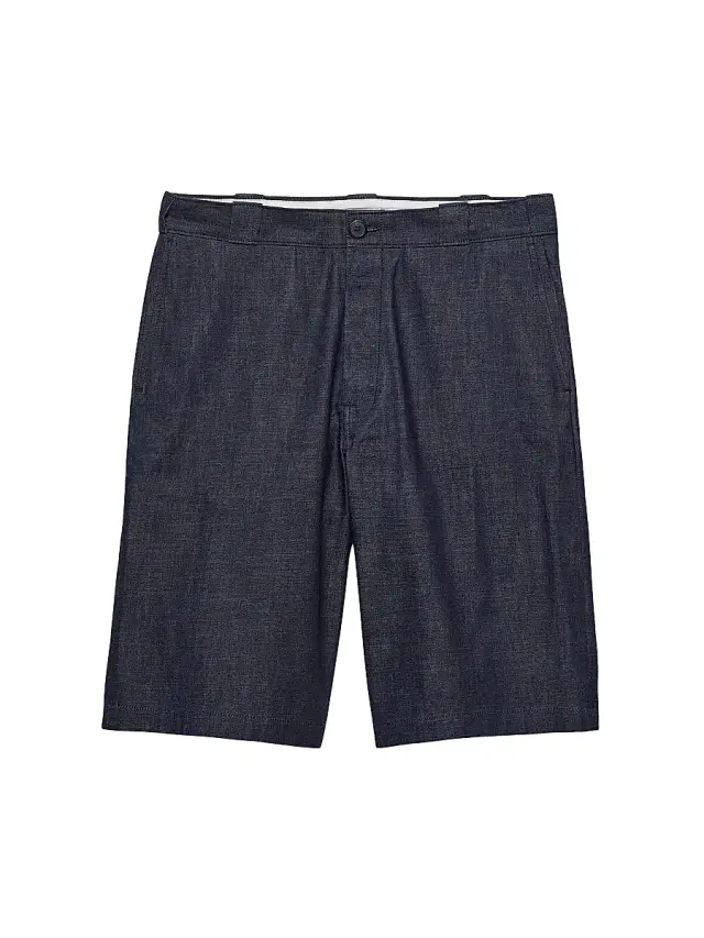 Men's Raw Denim Bermuda Shorts - Blue