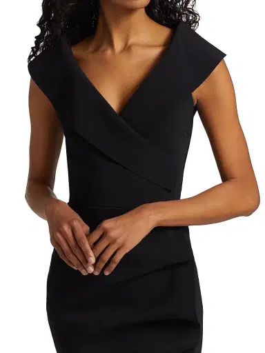 Chiara Boni La Petite Robe Women's Cocoon Collar Trumpet Gown - Black - Size 18 | Thumbnail 6 Chiara Boni La Petite Robe Women's Cocoon Collar Trumpet Gown - Black - Size 18 | Thumbnail 6