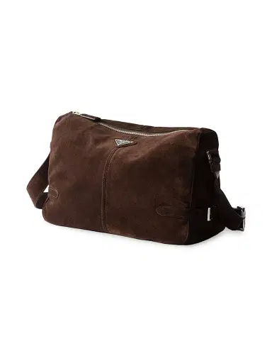 Prada Men's Suede Shoulder Bag | Thumbnail 2